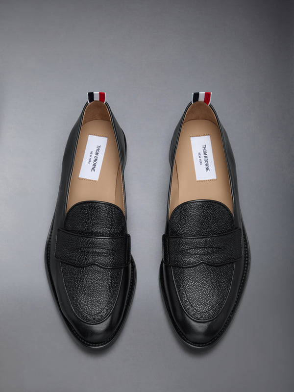 VITELLO CALF LEATHER SOLE VARSITY PENNY LOAFER - image 4