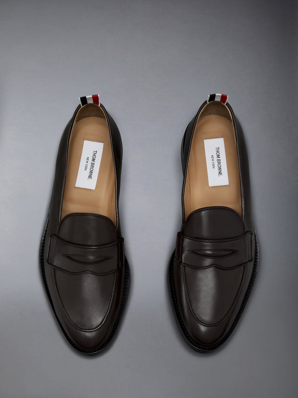 VITELLO CALF LEATHER VARSITY PENNY LOAFER - image 5