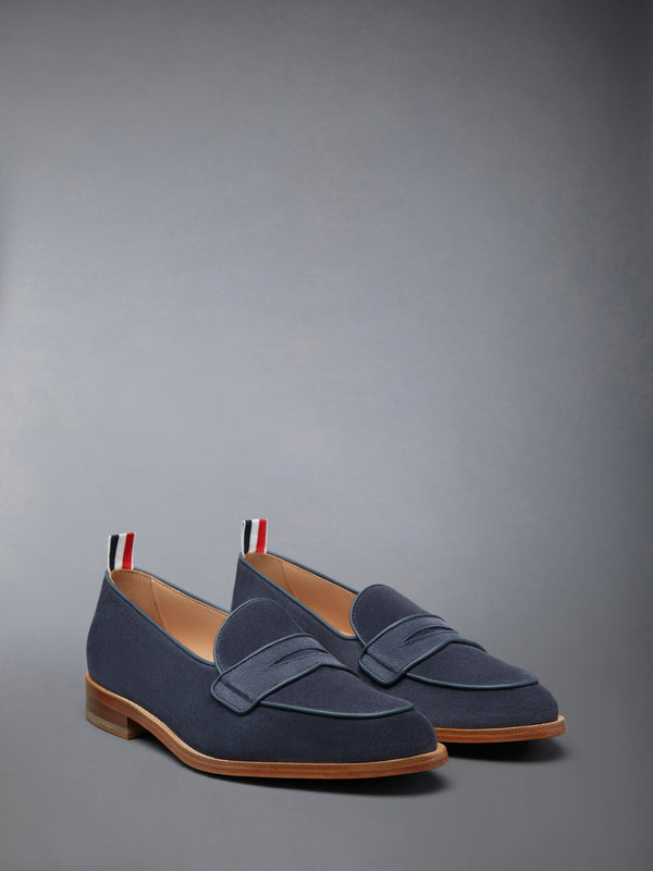 SUEDE VARSITY PENNY LOAFER - image 2