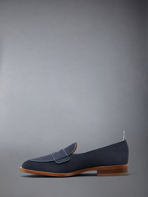SUEDE VARSITY PENNY LOAFER - image 3