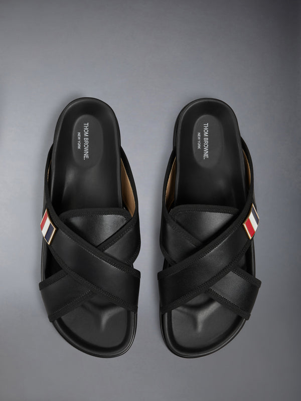 VITELLO CALF CRISS CROSS LOAFER SANDAL - image 4