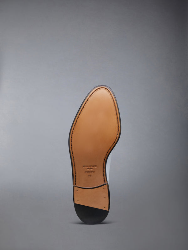 SOFT SPAZZOLATO LEATHER SOLE PLEATED VARSITY LOAFER - image 6