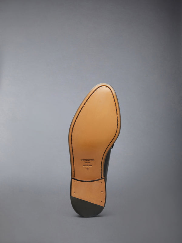 CALF LEATHER SOLE PLEATED VARSITY LOAFER MULE - image 5