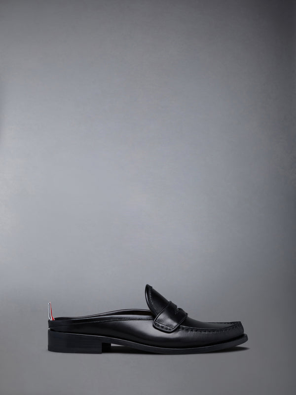 CALF LEATHER SOLE PLEATED PENNY LOAFER - featured image