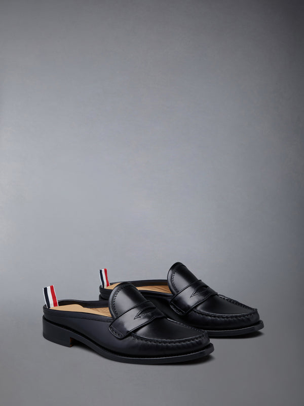 CALF LEATHER SOLE PLEATED PENNY LOAFER - image 2