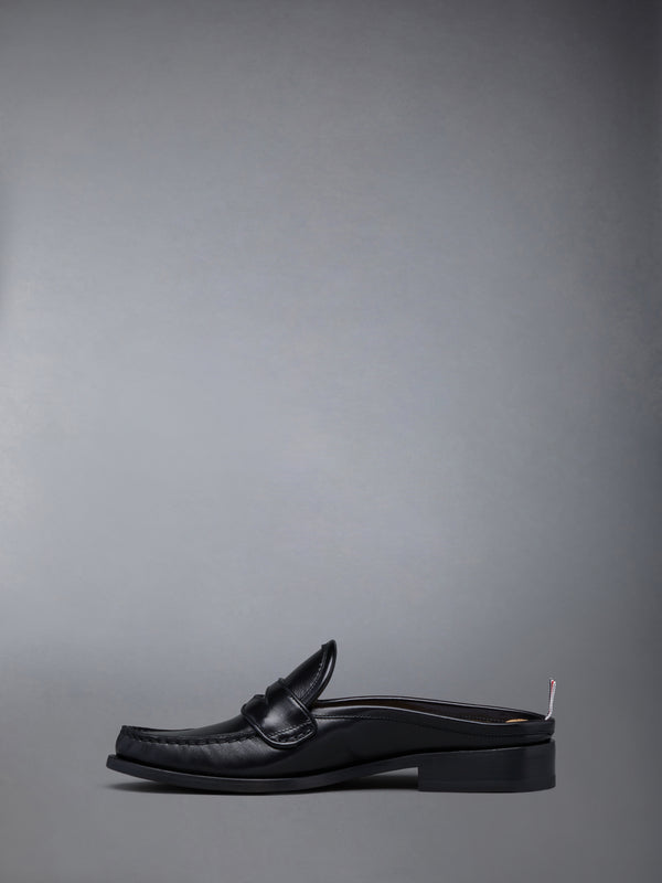 CALF LEATHER SOLE PLEATED PENNY LOAFER - image 3