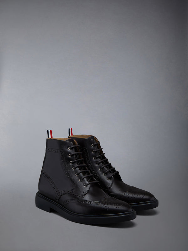 PEBBLE GRAIN LEATHER SOLE WINGTIP BOOT - image 2