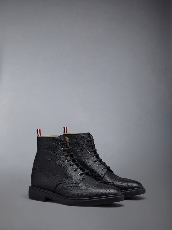 PEBBLE GRAIN RUBBER SOLE WINGTIP BOOT - image 2