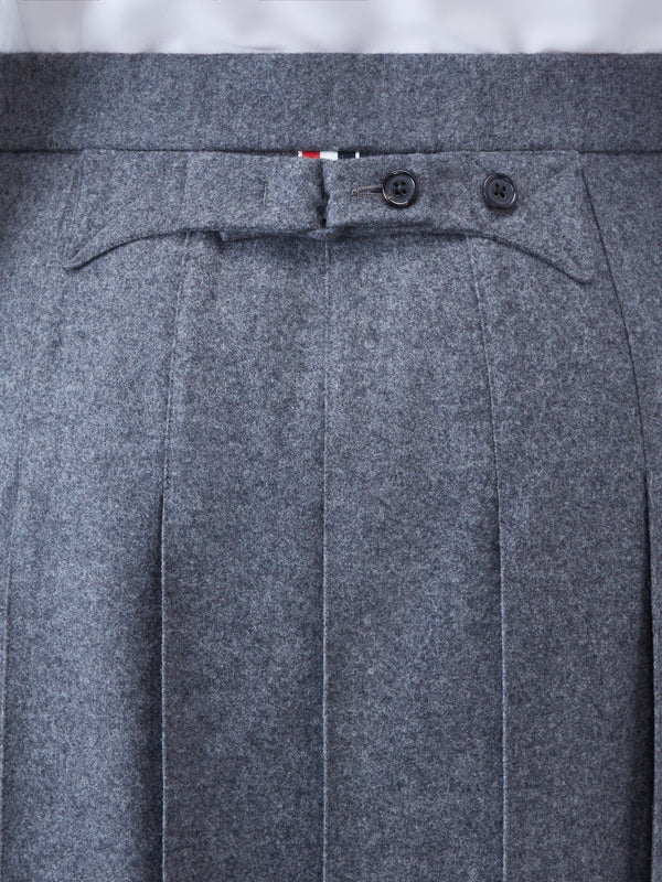 WOOL FLANNEL 2003 CLASSIC BACKSTRAP PLEATED SKIRT - image 5