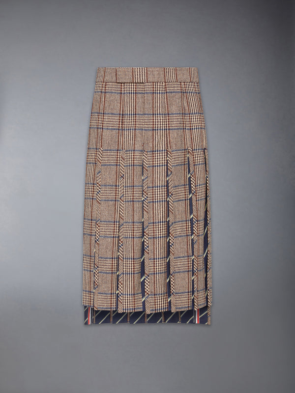 HUNTING TWEED LOW RISE PLEATED SKIRT - featured image