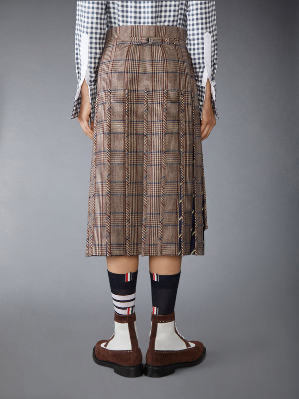HUNTING TWEED LOW RISE PLEATED SKIRT - image 3