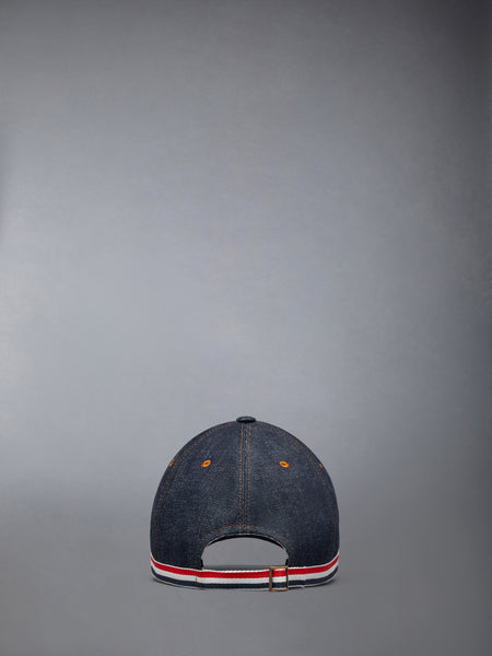 SELVEDGE DENIM BASEBALL CAP NAVY