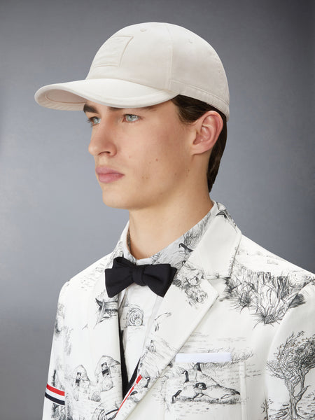 COTTON TWILL 6-PANEL BASEBALL CAP OFF-WHITE