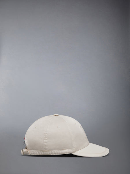 COTTON TWILL 6-PANEL BASEBALL CAP OFF-WHITE