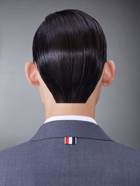 PLAIN WEAVE 4-BAR SPORTCOAT DARK GREY