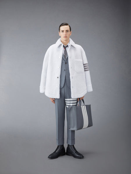 PLAIN WEAVE 4-BAR SPORTCOAT MED GREY