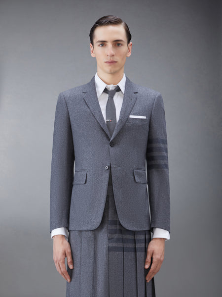FLANNEL 4-BAR SPORTCOAT MED GREY