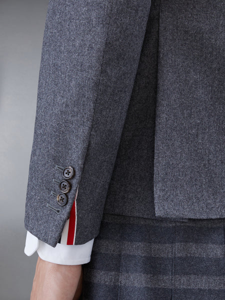 FLANNEL 4-BAR SPORTCOAT MED GREY