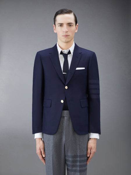 FLANNEL 4-BAR SPORTCOAT NAVY