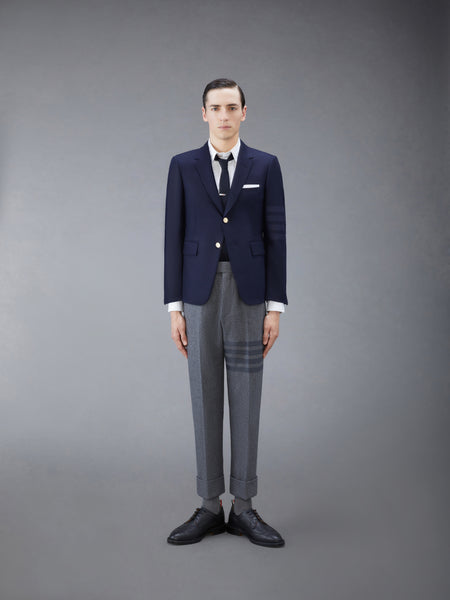 FLANNEL 4-BAR SPORTCOAT NAVY