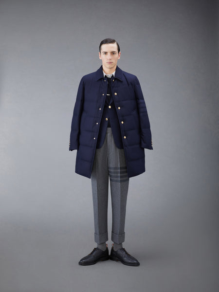 FLANNEL 4-BAR SPORTCOAT NAVY