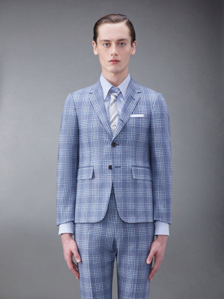 Prince of Wales Flannel Classic Sport Coat DEEP BLUE