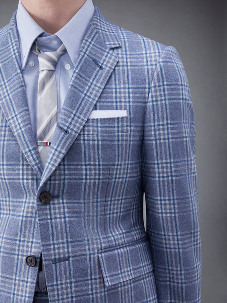Prince of Wales Flannel Classic Sport Coat DEEP BLUE