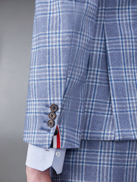 Prince of Wales Flannel Classic Sport Coat DEEP BLUE