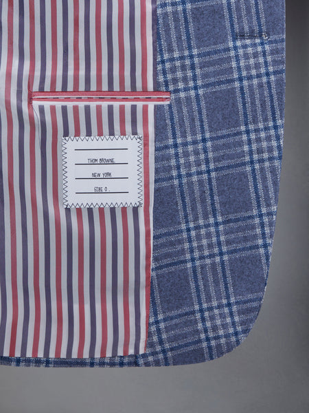 Prince of Wales Flannel Classic Sport Coat DEEP BLUE
