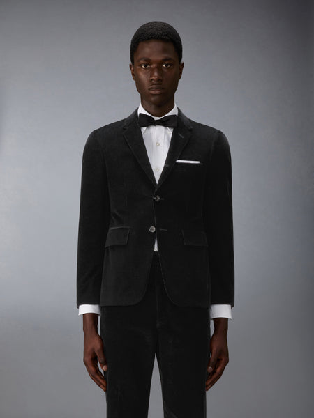 NARROW WALE CORDUROY SPORTCOAT BLACK