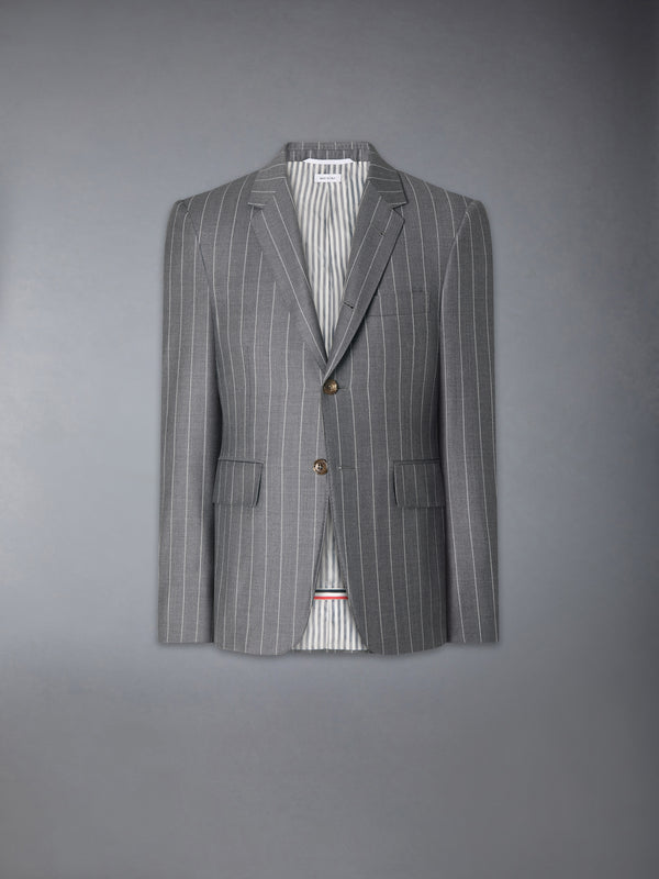 FLANNEL CHALK STRIPE SPORTCOAT WITH ARMBANDS - featured image