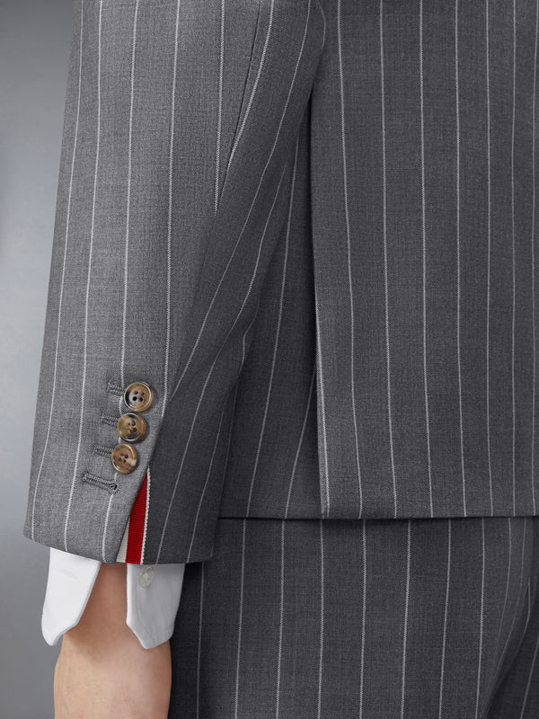 FLANNEL CHALK STRIPE SPORTCOAT WITH ARMBANDS - image 6
