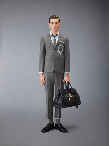 SUPER 120'S TWILL ALIEN CREST CLASSIC SPORTCOAT MED GREY
