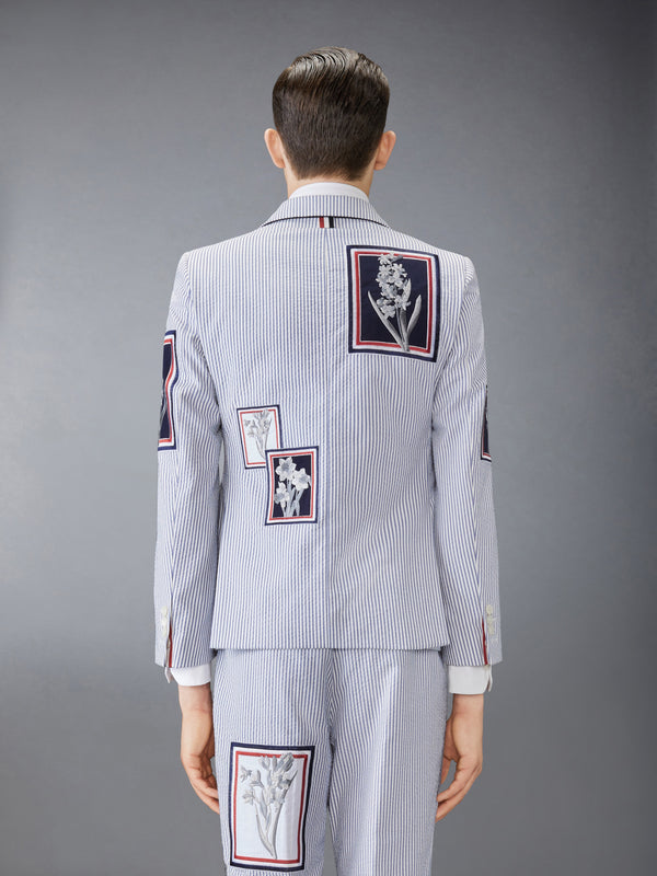 CLASSIC SEERSUCKER FRAMED FLORAL SPORT COAT - image 2