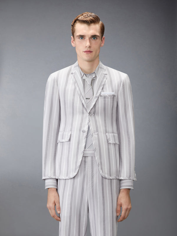 MADRAS COTTON REPP STRIPE SPORTCOAT - image 1