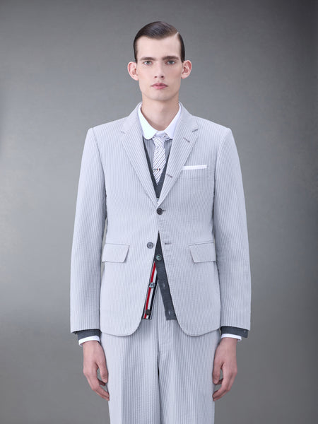 CLASSIC SEERSUCKER SPORT COAT LT GREY
