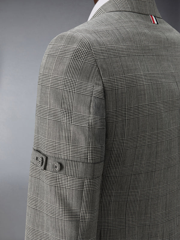 PRINCE OF WALES FRESCO WOOL SPORTCOAT WITH ARMBANDS - image 4