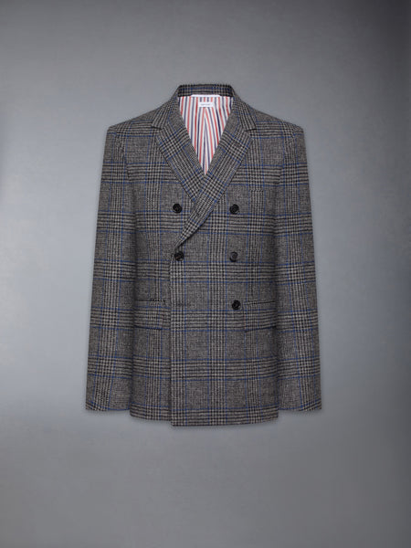 PRINCE OF WALES HUNTING TWEED SPORTCOAT MEDIUM GREY
