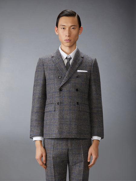 PRINCE OF WALES HUNTING TWEED SPORTCOAT MEDIUM GREY
