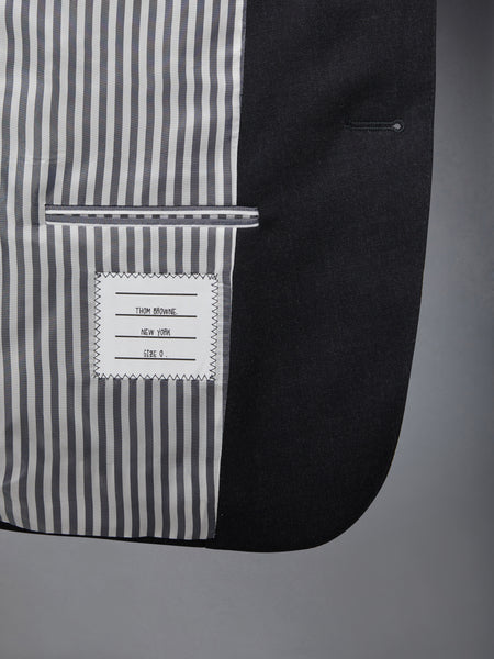 SUPER 120'S TWILL HIGH ARMHOLE SPORTCOAT CHARCOAL