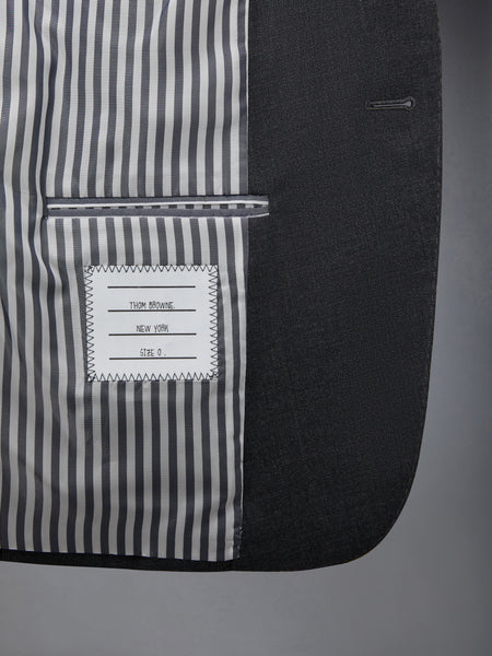 SUPER 120'S TWILL HIGH ARMHOLE SPORTCOAT DARK GREY