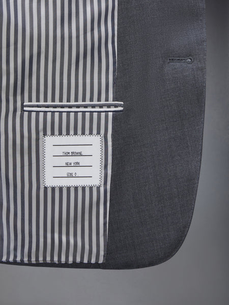 SUPER 120'S TWILL HIGH ARMHOLE SPORTCOAT MED GREY