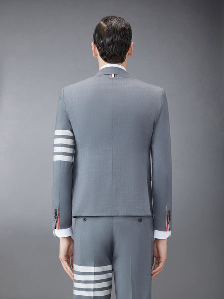 PLAIN WEAVE 4-BAR HIGH ARMHOLE SPORTCOAT MED GREY