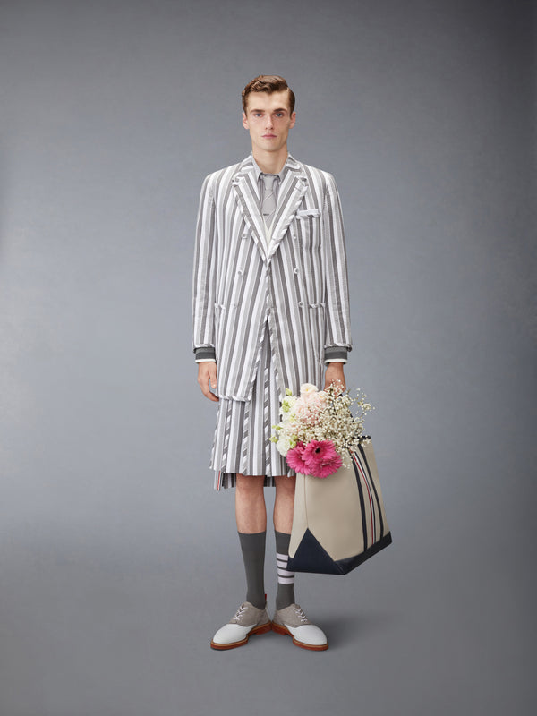 REPP STRIPE SEERSUCKER OVERSIZED SPORTCOAT - image 3