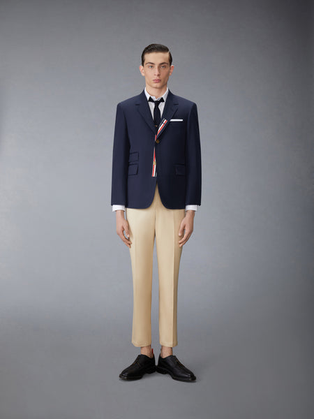 TYPEWRITER CLOTH GROSGRAIN PLACKET SPORT COAT NAVY