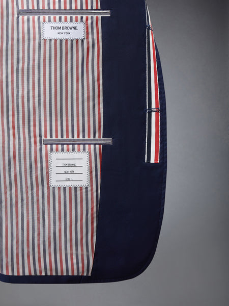 TYPEWRITER CLOTH GROSGRAIN PLACKET SPORT COAT NAVY