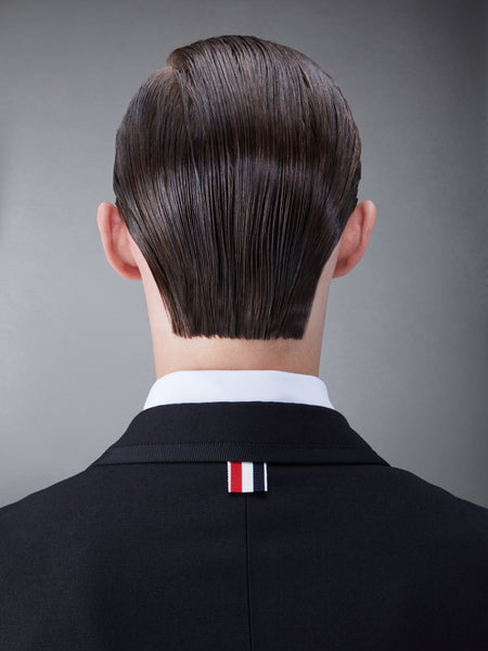 WOOL CLASSIC TIPPING JACKET BLACK