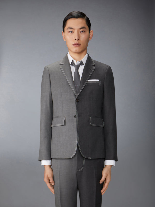 FUNMIX TWILL CONTRAST TOPSTITCHING CLASSIC SPORT COAT - image 1