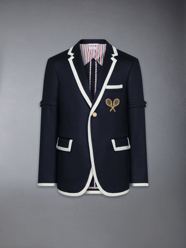 ZIBELINE TENNIS EMBROIDERY SPORTCOAT WITH ARMBANDS - featured image