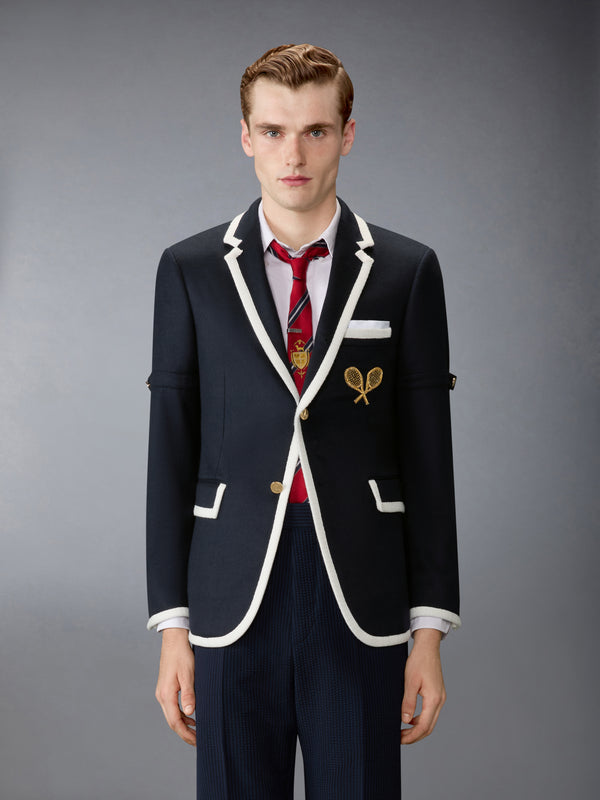 ZIBELINE TENNIS EMBROIDERY SPORTCOAT WITH ARMBANDS - image 1